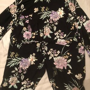 Women’s floral sweat suit